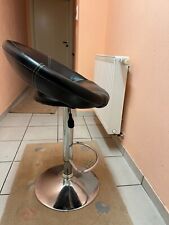 Hoher drehbar Küchenbarhocker 4er set, Schwarz 