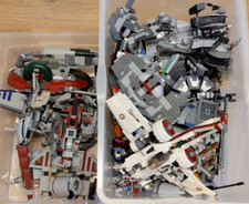 1 KG LEGO Kiloware STAR WARS Teile gebraucht Sets Ersatzteile Steine Raumschiffe