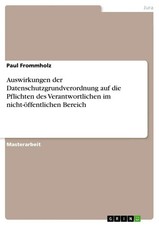 Paul Frommholz | Auswirkungen