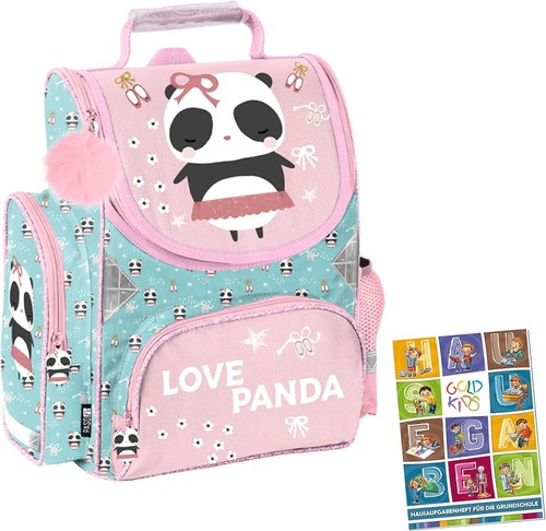 Schulranzen ranzen panda rosa - schulranzen,