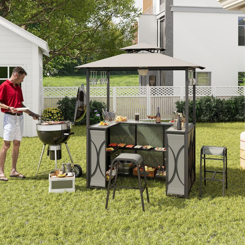 Bartisch mit barhocker - bartisch,