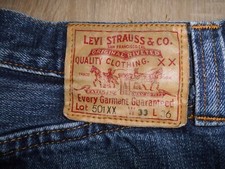 Levis 501 XX Jeans Big E Made
