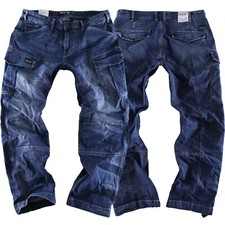 Big Seven Brian comfort fit Herren Cargo Jeans Hose Übergröße XXL