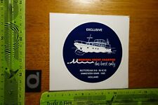 Alter Aufkleber Schiff Fähre