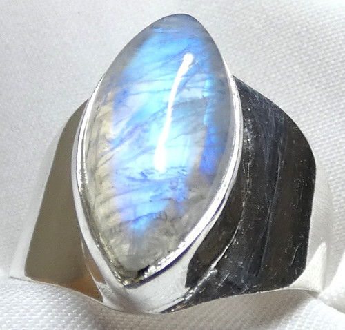 Mondstein ring 925 silber - 🌙,