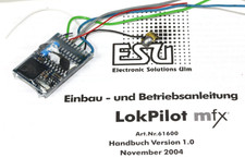 ESU 61600 Decoder LokPilot MFX Multiprotokoll Motorola/MFX Lokdecoder