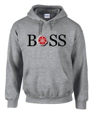 Yamaha B-ss AUTO LOGO Grau Hoodies Kapuzenpullover -3586_Grau
