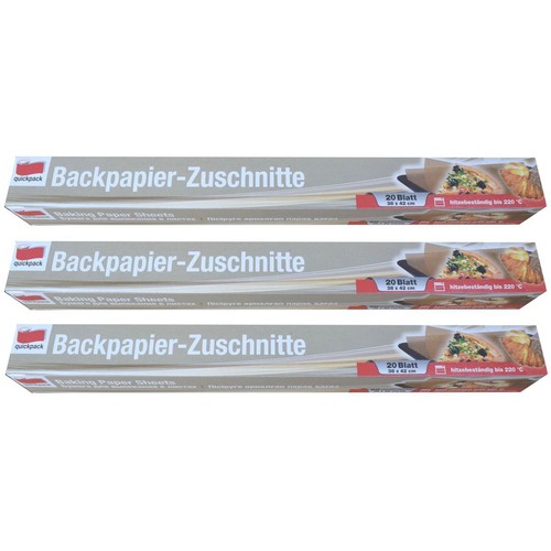 Quickpack backpapier - 3x,
