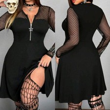 Gothic Punk Metal Kleid