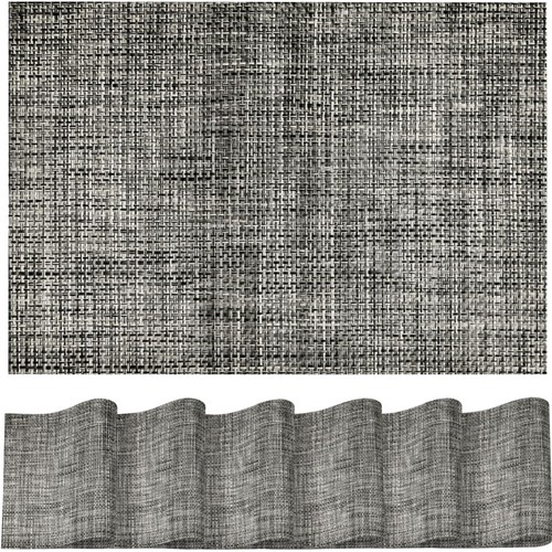 Woven grau gemischt pvc - grau,
