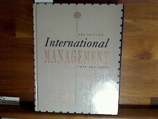International Management: Text and Cases W. Beamish, Paul, Allen Morrison and Ph