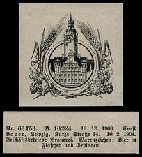 Anzeige 1904 Anmeldung