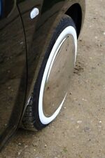 4x Radkappe + Weißwandringe 14" passend für Ford Fiesta II Consul Taunus Granada