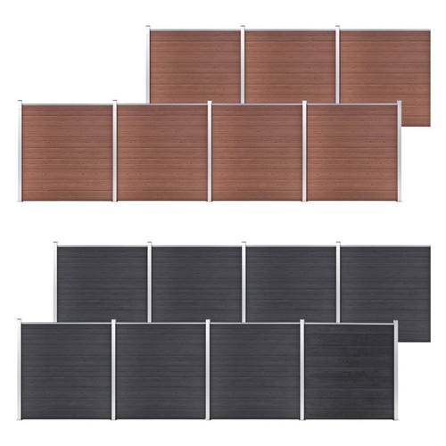 Zaunelement wpc 95x - wpc, 95x(105-180)