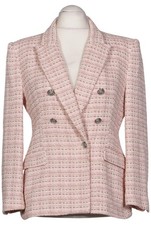 ZARA Blazer Damen Business Jacke Kostümjacke Gr. XL Baumwolle Pink #ksvvhv1