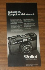 Seltene Werbung ROLLEI XF 35