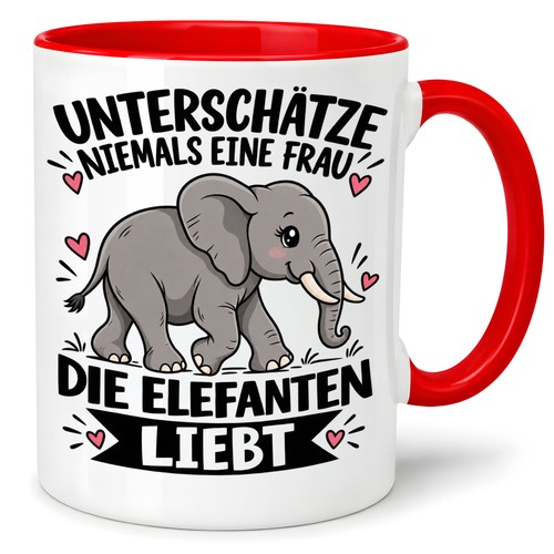 Herzbotschaft elefanten tasse - herzbotschaft,