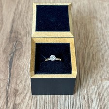 Verlobungsring 585 Weißgold