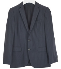 Hugo Boss Amaro/Heise Blazer Herren US 36 Einreihig Wolle Seide Nadelstreifen