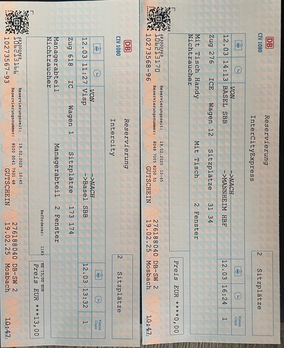 Zugticket