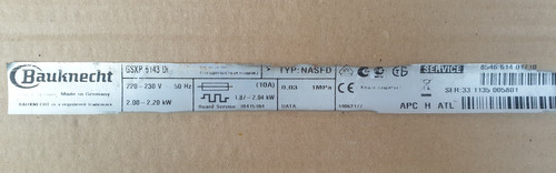 Bauknecht gsxp 6143 - gsxp,
