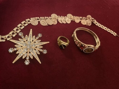 Schmuck konvolut goldfarben - schmuck-konvolut,