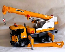 BRUDER SCANIA R-SERIE LIEBHERR KRAN-LKW 03571