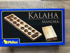Kalaha spiel Mancala Brettspiel Strategiespiel für 2 Personen 48 Steine 600 g