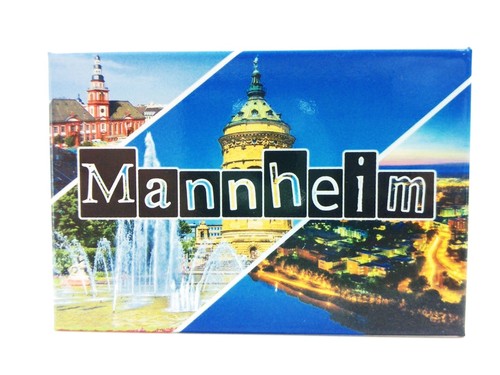 Mannheim epoxy magnet souvenir - magnet,
