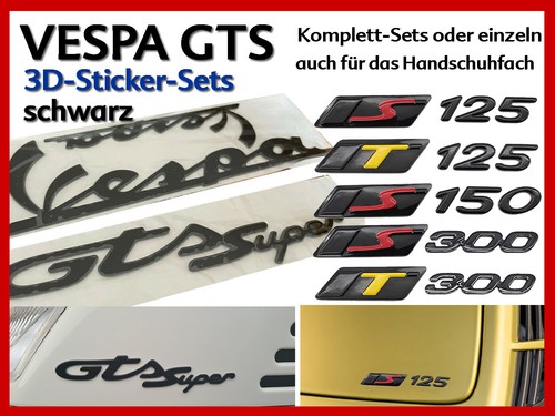 Vespa gts emblem set - gts,