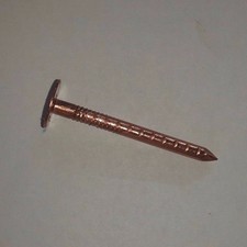 Dachpappstifte 2,8x20 mm kupfer 100 Stück Pappnägel Pappstifte