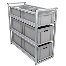 Heckauszug Camper | Etagen nach Auswahl | Kastenwagen Wohnmobil Ausbau | Eurobox