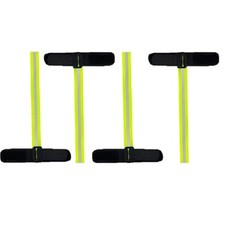 4 Pcs Reflective Sport Glove