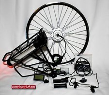 E-Bike / Pedelec ~ 250 W Front komplett Umbausatz Kit ~ Gepäckträger Akku  ~