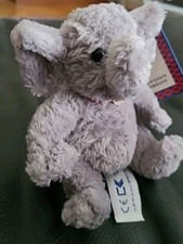 Kuschelwuschel Plüschtier "Elefant" ca. 13x12 cm, unbeschädigt, abwaschbar