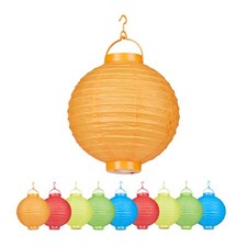 Led lampions bunt bunte