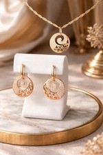 Mode Schmuckset, vergoldet