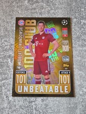 Match Attax 2021 / 2022 - FC BAYERN MÜNCHEN  - CLUB 100 - ROBERT LEWANDOWSKI 