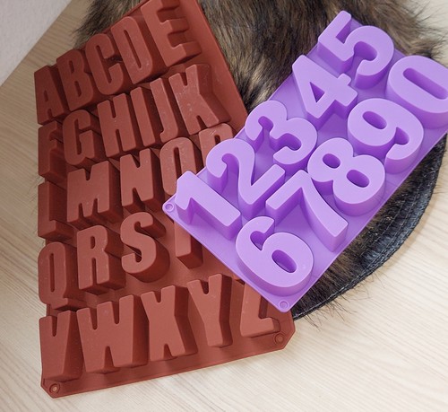 Silikonformen buchstaben und - silikonformen,