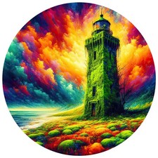 8x lighthouse 9x9 cm car