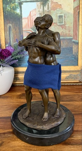 Bronzefigur mann männerliebe - mann,