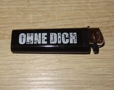 RAMMSTEIN FEUERZEUG "OHNE DICH" NEU SCHWARZ