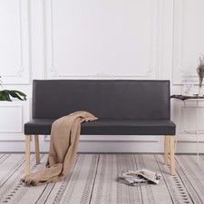 Sitzbank mit Rückenlehne