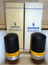 Pair: SIEMENS C3m POST Poströhren | über 100% ✅ NOS NIB Tubes Röhren old rare