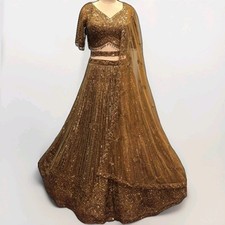 Indisch Hochzeit Neu Designer Lehenga Choli Bollywood LEHENGA Party wear in S- M