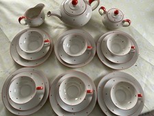 Bareuther Bavaria Porzellan Tee Service 21 Teilen Top Zustand Ohne OVP