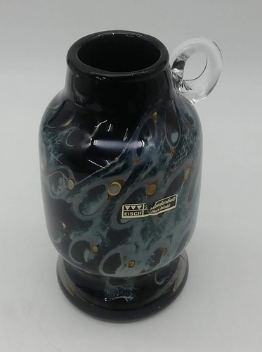 Eisch glasvase pfauenauge - eisch,