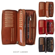 Damen Geldbörse Echt Leder