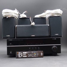 Yamaha HTR 2071 HDMI Receiver AV Receiver mit 5 Lautsprecher + Fernbedienung
