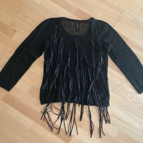 Dünner feinstrickpulli mit - dünner,